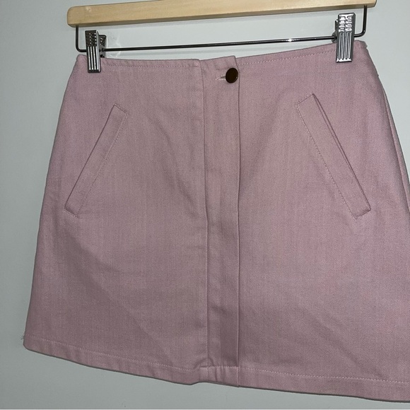 Pinkyotto Mini Skirt Women's Size Small Pink Dusty‎ Rose High-Waisted New York - Picture 3 of 6
